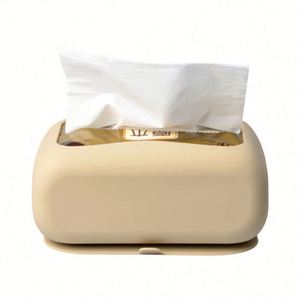 Fashionable Open-Closure Silicone <b>Tissue</b> Box Holder Cosmetic Bags Cases for Home Office Bathroom Car Candy Pattern Napkin <b>Paper</b> - Product Image 5