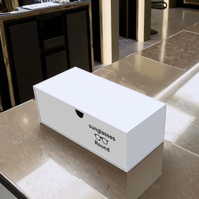 Luxury Custom High Quality Glasses Box Square Luxury Gift Glasses Boxes Portable Double Glasses Storage Drawers Boxes