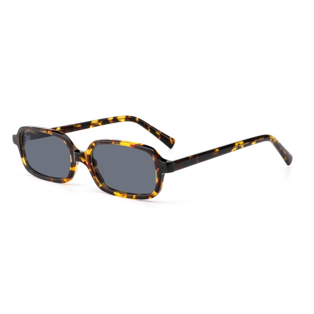 YD1506 Slim Rectangle Frame Retro Sun Glasses Wholesale Ready to Ship High Quality Polarized Sunglasses