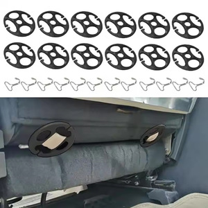 Housses de siège auto complètes en plastique avec attaches et crochets pour modèles universels style A B C - Product Image 1