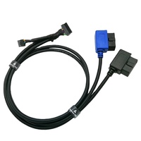 Câble de diagnostic automobile personnalisé SAE J1962 OBD2 16P, faisceau de câblage universel OBD