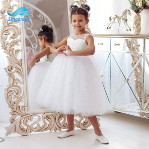 Bambini Del Merletto di Tulle Da Sposa da Sera di cerimonia nuziale Della Ragazza di Fiore Del Modello Del Vestito Da <span class=keywords><strong>Damigella</strong></span> D'onore della principessa Abiti - Product Image 2