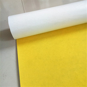2Mm Thân Thiện Với Môi 100% Polyester Tái Chế Tự Dính Cảm Thấy Vải Tấm Cuộn Không Dệt Cảm Thấy Tấm Polyester Len Vải Vải - Product Image 2