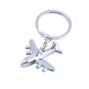 Oneway Wholesale Fashion 3D Mini Craft Travel Gift Metal Aircraft <b>Key</b> Chain <b>Custom</b> 3D Airplane Keychains - Product Image 2