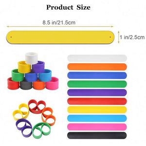 Pulseras de Goma Personalizadas con Logotipo de Dibujos Animados, Brazaletes para Correr de Noche, Pulseras de Diferentes Tamaños con Impresión de Logotipo - Product Image 2