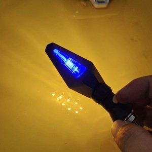 Luces Intermitentes LED SX para Motocicleta, 12V, Universales, Delanteras y Traseras, Amarillas y Azules, para Modificación de Motocicletas - Product Image 3