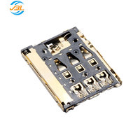 JBL-102322824 NANO SIM 6Pin H 1.25 Kassetten anschluss Push Self-Elastic Type für PCB Factory Direkt vertrieb