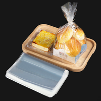 Sac en plastique transparent transparent auto-adhésif OPP imprimé personnalisé sac à pain en cellophane transparent