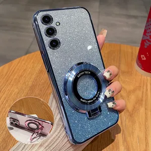 <span class=keywords><strong>A</strong></span> 25 <span class=keywords><strong>55</strong></span> 35 <span class=keywords><strong>5G</strong></span> funda con soporte, funda brillante para Samsung <span class=keywords><strong>Galaxy</strong></span> A35 A55 A03 A12 A34 A14 A13 M54 M53 funda con soporte A25 - Product Image 5