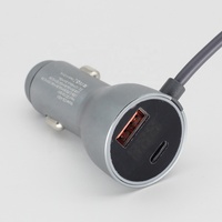 Câble d'alimentation pour chargeur de voiture 12V 24V pour Starlink Mini Gen 4 avec chargeur rapide QC 3.0 PD 30W et cordon d'alimentation DC 5521