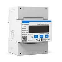Compteur d'énergie triphasé 3*CT Sensor Bidirectionnel avec communication 9600bps, compteur numérique d'énergie en Watt-heure pour système solaire photovoltaïque