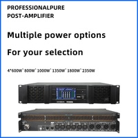 FQX10000 profesyonel 4 kanallı 1350W güç amplifikatörü 2U Pro ses amplifikatörü DSP efektleri ile ses Amp dayanıklı alüminyum