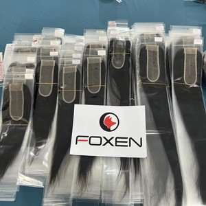 İnce Düğümlü HD Beyazlatılmış Önceden Yolunmuş Görünmez Dantel 2X6 Kapama Doğal Güneydoğu Asya Saç Tedarikçisi İşlenmemiş Saç 12a 2x6 HD Dantel Kapama - Product Image 1