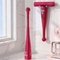 Serpillère compacte Jesun à essorage automatique, mini serpillère pliable à tête éponge auto-pressante pour nettoyer les comptoirs de cuisine, les tables et les vitres