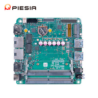 Carte mère Piesia AMD 7940HS 7840HS 8845HS 6600H NUC 2 * DDR5 2 Lan 2 * USB2.0 2 * H-D/Type-C 1 * RS232 X86 carte mère PC industrielle