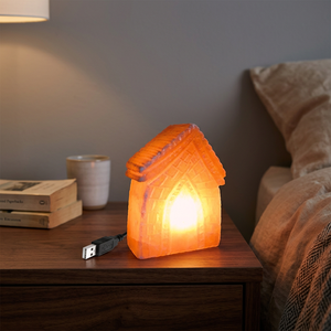 Lampe en sel rose naturel de haute qualité, artisanale, mini lampe USB en sel de l'Himalaya, lampes en sel rose de l'Himalaya en gros - Product Image 1