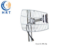 Antennes de communication paraboliques à grille 19dBi 2,4 GHz 2400-2500 GHz pour amplificateur de signal WiFi directionnel extérieur, taille 40cm*60cm