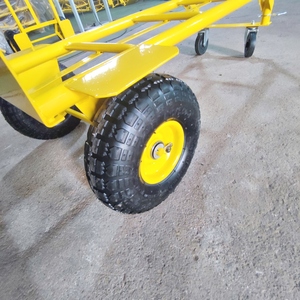 Heavy Duty Adjustable Pet Cage Hand Truck/<strong>Dolly</strong>/Platform Cart <strong>Wheels</strong> Portable Rubber Moving Cart Trailer <strong>Dolly</strong> OEM Foldable - Product Image 5