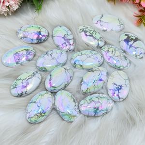 หินฮาวไลท์ธรรมชาติทรงรีขัดเงาสำหรับตกแต่งบ้านและของขวัญวันหยุด ขายส่ง - Product Image 6