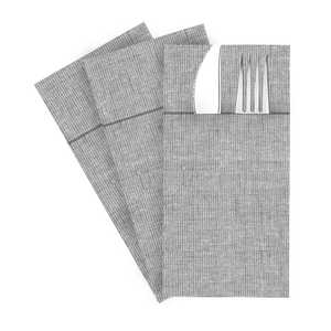 Porta posate di iuta tovaglioli Cappuccino 40cm x 32cm - Product Image 1