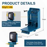 Pour batterie au Lithium Makitas 18v et support d'outils électriques 18v support de perceuse support mural pour outils électriques sans fil et support de batterie