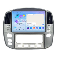 Lecteur vidéo de voiture avec écran tactile GPS Android pour Toyota Land Cruiser LC100 2003-2007, autoradio 13,3 pouces