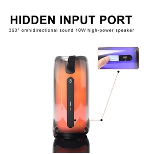 Loa không dây di động Pulse 5 2023, tích hợp đèn LED, loa siêu trầm, đèn RGB, tăng cường âm thanh cho bữa tiệc, chống nước, âm thanh HiFi, bass sâu - Product Image 6