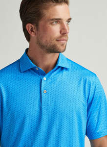 Logo personnalisé polos de golf décontractés respirants de haute qualité en polyester 3 élasthanne 97 de coupe régulière pour hommes - Product Image 5