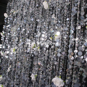 Romantic Wedding Crystal Ceiling <b>Bead</b> <b>Curtain</b> crystal <b>bead</b> <b>curtain</b> Wedding Banquet Hall <b>Bead</b> Chain Decoration - Product Image 6