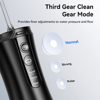 C2B-BT Portable Oral Irrigator Caméra 350ml IPX7 Étanche Réservoir À Faible Bruit Mini Dentaire Eau Flosser