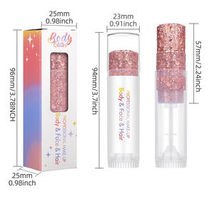 フェイスビューティグリッター自分のブランドボディフェイスキラキラスティックロングウェアプロメイクパーティーフェスティバル - Product Image 6