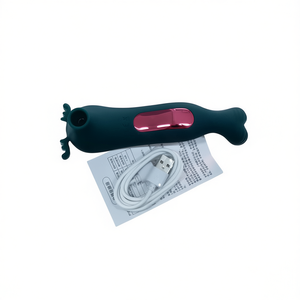 Mini vibromasseur clitoridien EsNI Rose Rouge Vert Foncé en Gel de Silice Rechargeable par USB avec Commande par Bouton Jouet Adulte pour Teasing - Product Image 1