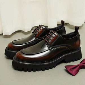 Chaussures Oxford à lacets pour hommes d'affaires, style élégant, confortables, de haute qualité, formelles, vente chaude 2023, cuir véritable de luxe - Product Image 6