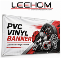 Support de bannière double face en vinyle PVC occultant pour impression UV haute résolution, toile de fond personnalisée pour affichage en magasin