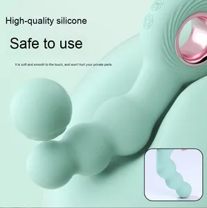 Mainan seks Pria & Wanita g-spot Stick pemijat dengan cincin manik <span class=keywords><strong>Anal</strong></span> & Court pelatihan seks Masturbator steker <span class=keywords><strong>Anal</strong></span> mainan seks - Product Image 2