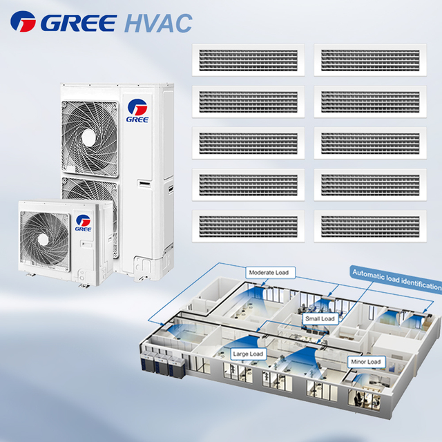 Gree High Efficiency VRV VRF Central AC Unit Air Conditioning System Multi Indoor Units Cooling Heating 8-34kw for Household