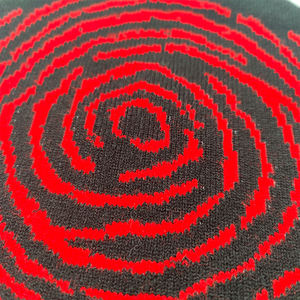 Logo personnalisé <span class=keywords><strong>noir</strong></span> mince tricoté unisexe femmes chapeaux d'hiver Bonnet jacquard pour hommes - Product Image 3