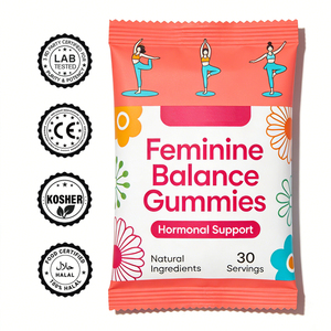 Gomitas para el Equilibrio Femenino con Bacillus Coagulans, Formulaciones Personalizadas, Fabricación de Marca Privada, OEM, COA, GMP, ISO, Certificación Orgánica - Product Image 1