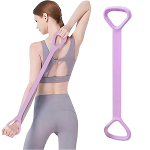 Nuova fascia elastica elastica portatile a forma di 8 fascia di resistenza utilizzata <span class=keywords><strong>per</strong></span> la schiena della spalla del braccio e l'allungamento delle gambe - Product Image 1