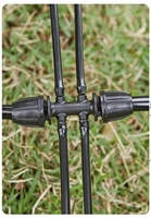 ROCKEVIA Raccord de distribution à six voies 8/12 mm avec verrouillage 4/7 mm pour irrigation goutte à goutte, répartiteur de tuyau PP noir pour serre, ferme, jardin, pelouse, verger