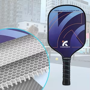 Juego de 4 Palas de Pickleball de Fibra de Carbono Esmerilada, Ligeras y de Alta Dureza, Diseñadas Profesionalmente para Interiores y Exteriores, Aprobadas por la USAPA - Product Image 2
