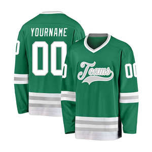 Conjunto de Jersey de Hockey sobre Hielo Personalizado OEM con Bordado Twill para Hombre - Uniforme de Equipo Sublimado con Pantalones y <span class=keywords><strong>Calcetines</strong></span> - Product Image 1