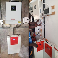Paquete de Baterías de Iones de Litio Lifepo4 Solarthon de 150 Ah, 51.2 V, 200 A para Sistema de Energía Solar