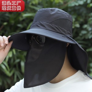 Sun <b>Hat</b> Bucket <b>Hat</b> With Neck Protection Breathable UV Protection Outdoor Fishing <b>Hat</b> For Men Women Spring <b>Summer</b> - Product Image 2