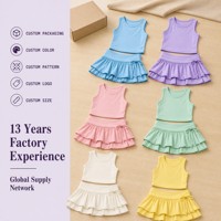 Dernière mode, jupe décontractée pour filles, à volants, double couche, style A, pour la danse et le yoga, personnalisation, Spandex/Nylon, séchage rapide, respirant