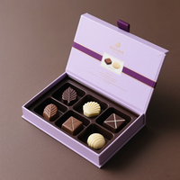 Barre de chocolat personnalisée Truffes Boîte d'emballage Boîte cadeau de luxe Bonbons Bonbons Boîte de chocolat