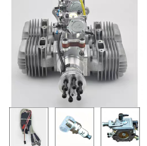 Motor de gasolina procesado CNC DLA232CC EFI/motor de gasolina 232CC para avión de <span class=keywords><strong>Gas</strong></span>, modelo de cuatro cilindros, Avión de ala fija UAV - Product Image 6