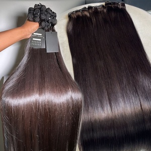 Paquete de <span class=keywords><strong>Cabello</strong></span> Humano Virgen Birmano Sin Procesar, <span class=keywords><strong>Cabello</strong></span> Virgen Vietnamita de un Solo Donante, 100% Alineado con la Cutícula, Sin Procesar - Product Image 2