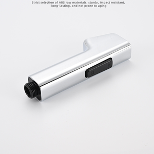 Pistolet <span class=keywords><strong>de</strong></span> pulvérisation double fonction en chrome, pulvérisateur <span class=keywords><strong>de</strong></span> bidet dédié à la salle <span class=keywords><strong>de</strong></span> <span class=keywords><strong>bain</strong></span>, pistolet à eau multifonctionnel en plastique pour la maison - Product Image 2