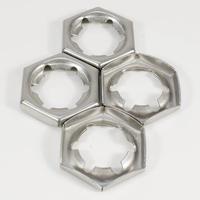 Compteur mince hexagonal en acier au carbone DIN7967 écrou PAL autobloquant estampage écrous serrés conception hexagonale